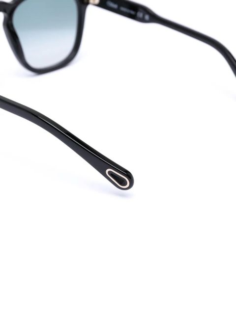 Chloé Eyewear Xena round-frame sunglasses - Black