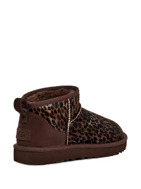 UGG leopard mini boots - Neutrals