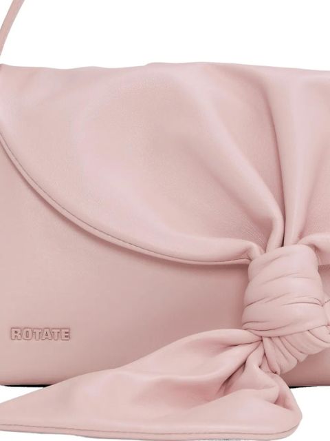 ROTATE BIRGER CHRISTENSEN Drape leather shoulder bag - Pink