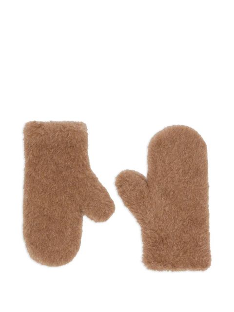 Max Mara faux-fur gloves - Brown - zdjęcie produktu nr 2