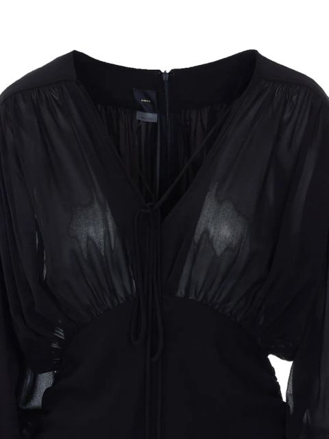 PINKO V-neck dress - Black
