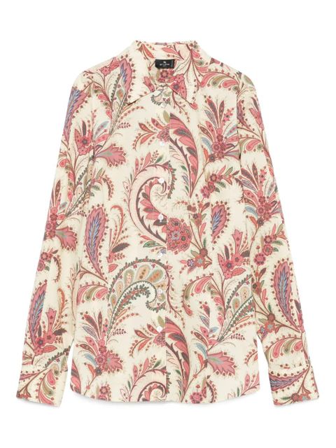 ETRO paisley-print poplin shirt - Neutrals - zdjęcie produktu nr 1