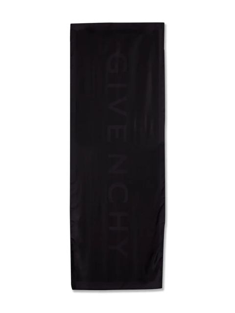 Givenchy logo-printed scarf - Black - zdjęcie produktu nr 1