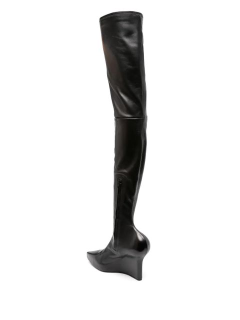 Givenchy 80mm leather boots - Black