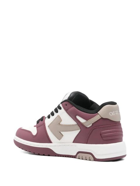 Off-White Out Of Office leather sneakers - Red - zdjęcie produktu nr 2