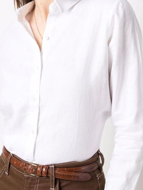 Barbour Marine linen shirt - White