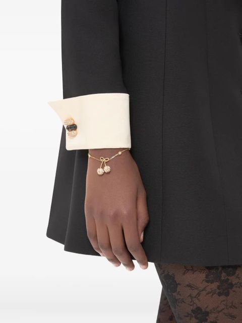 Valentino Garavani Cherryfic Swarovski-crystals bracelet - Gold - zdjęcie produktu nr 2