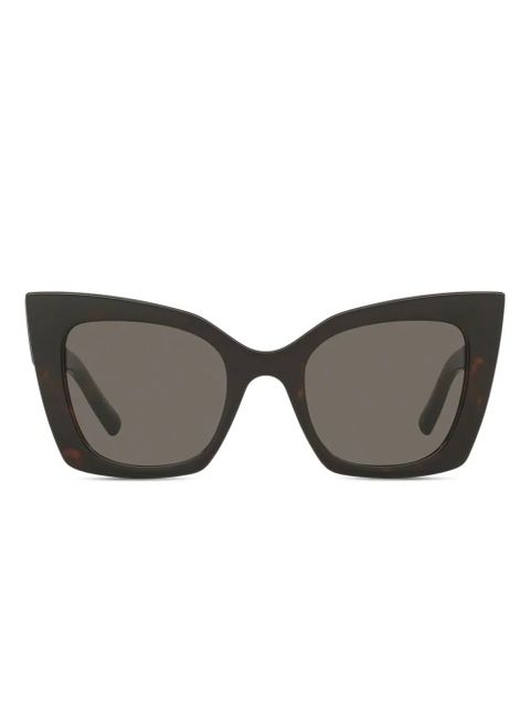 Saint Laurent Eyewear cat-eye sunglasses - Green - zdjęcie produktu nr 1