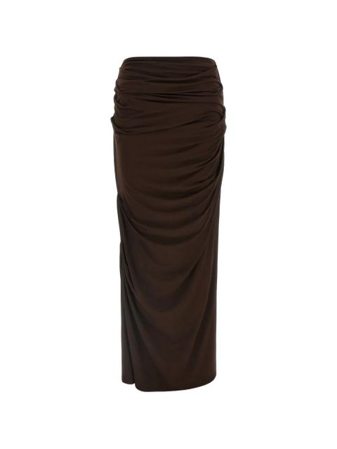 ENTIRE STUDIOS drape maxi skirt - Brown - zdjęcie produktu nr 2