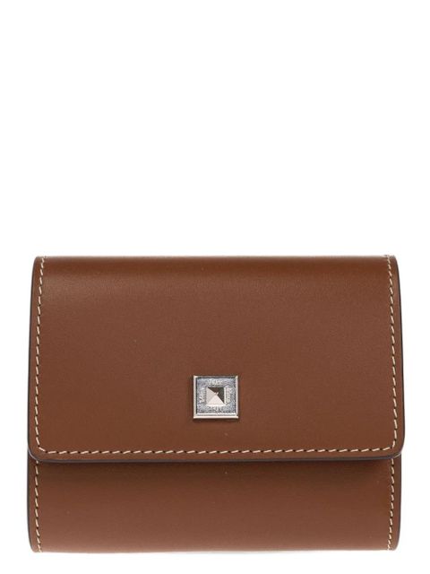 Max Mara leather compact wallet - Brown - zdjęcie produktu nr 1