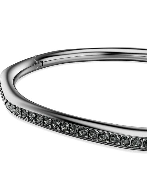 Swarovski Dextera faceted crystal-embellished bangle - Grey