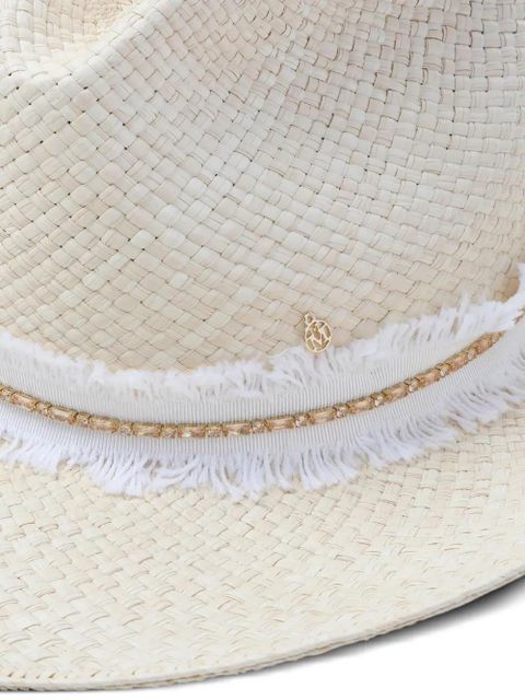 Maison Michel Austin strass-embellished hat - Neutrals
