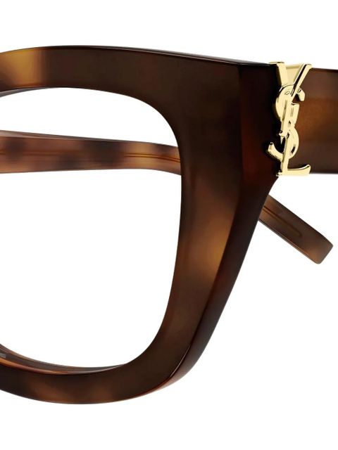 Saint Laurent Eyewear cat-eye glasses - Brown - zdjęcie produktu nr 2