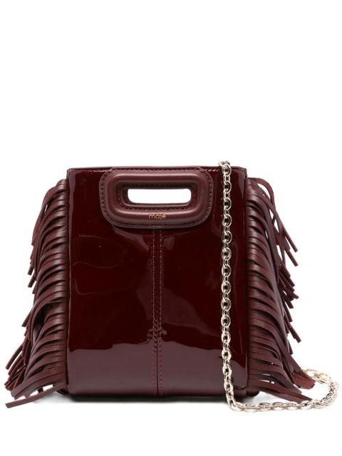Maje mini fringe-edged cross body bag - Red - zdjęcie produktu nr 1