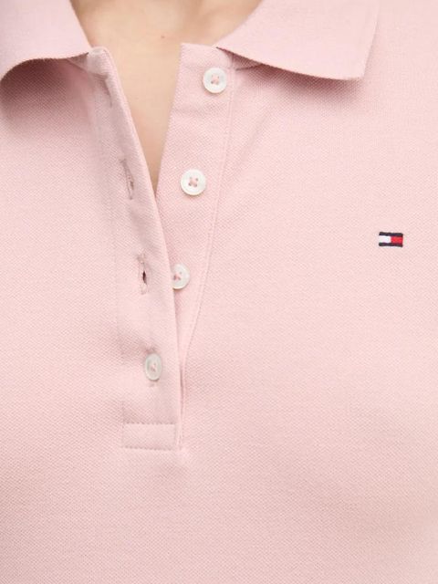 Tommy Hilfiger sukienka kolor różowy mini dopasowana WW0WW43228