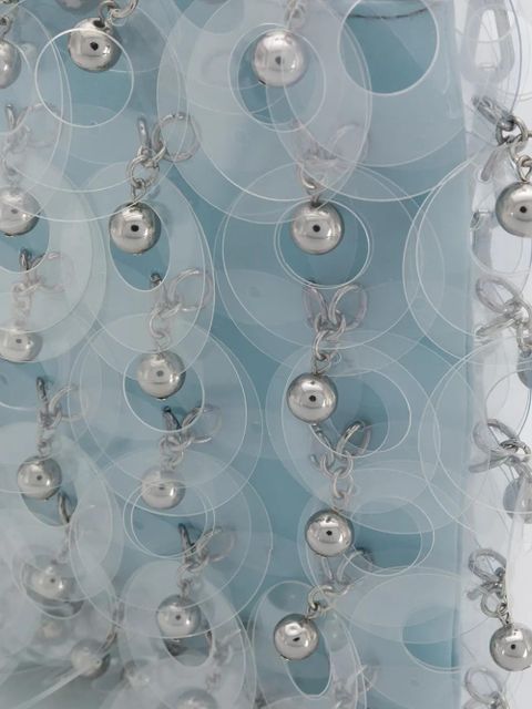 Rabanne disk clutch bag - Blue