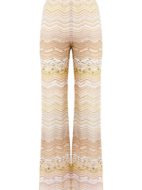 Missoni chevron-pattern trousers - Neutrals - zdjęcie produktu nr 2