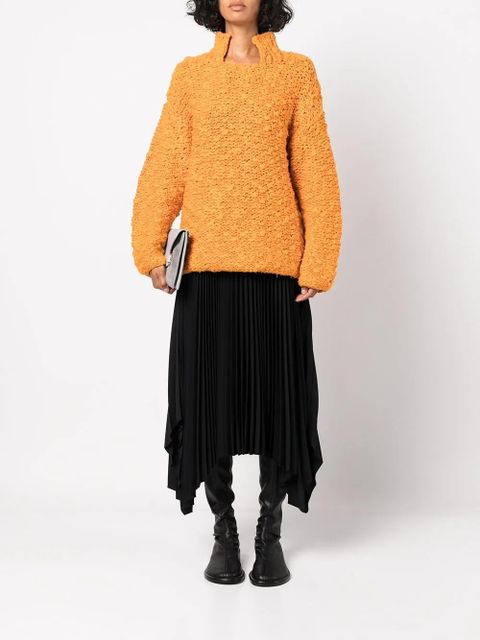 Proenza Schouler square-neck chunky-knit jumper - Yellow