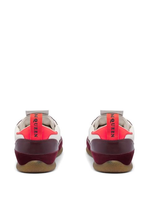 Alexander McQueen EC1 panelled suede-trim sneakers - Neutrals