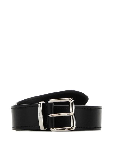 Miu Miu logo-detail belt - Black - zdjęcie produktu nr 1