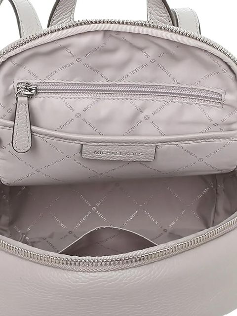 Michael Kors Erin pebbled leather backpack - Grey