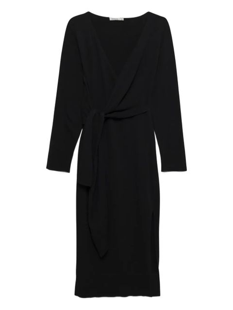 Simkhai Skyla tie-waist cotton midi dress - Black - zdjęcie produktu nr 1