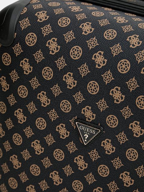 Guess walizka WILDER MEDIUM kolor brązowy TWHP74 52982