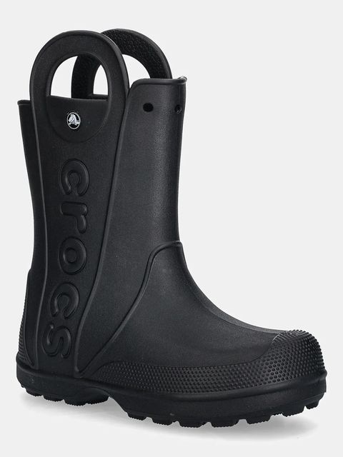 Crocs kalosze Handle It Rain Boot damskie kolor czarny 210956