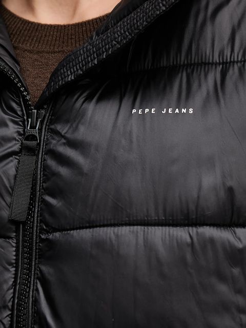 Pepe Jeans bezrękawnik kolor czarny zimowy PL4024359 - zdjęcie produktu nr 2