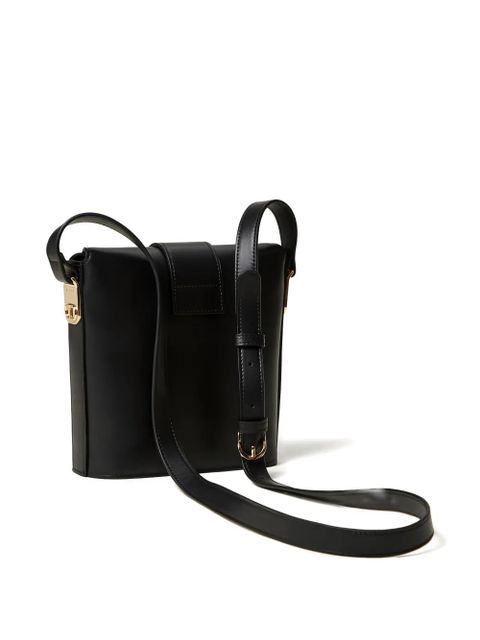 TWINSET flap-lock bucket bag - Black