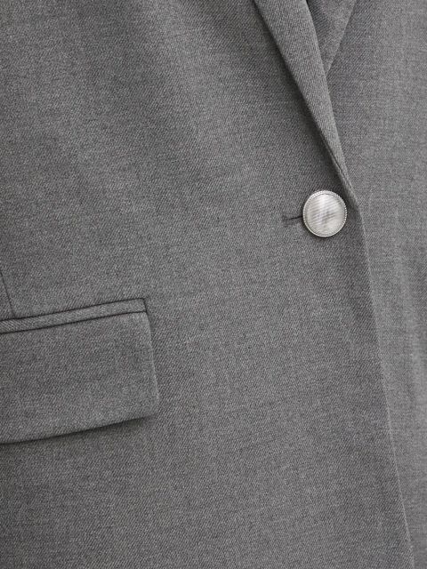 Morgan marynarka VANIS.F kolor szary jednorzędowa gładka VANIS.F