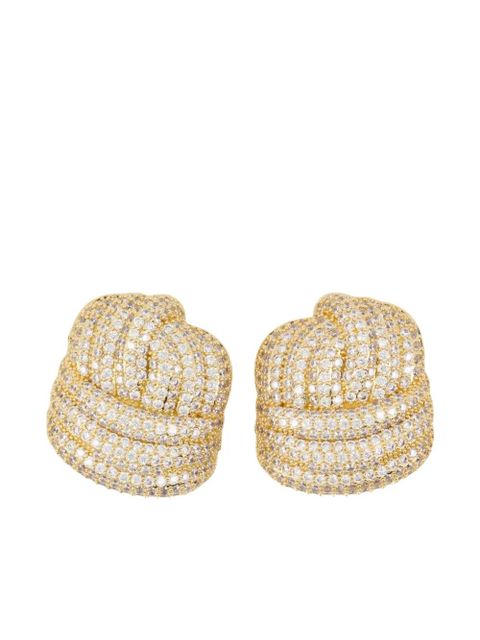 Self-Portrait knot-effect earrings - Gold - zdjęcie produktu nr 1