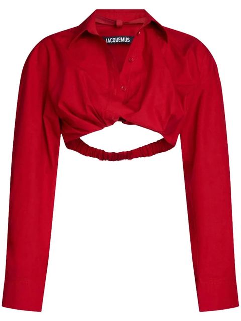 Jacquemus La Bahia shirt - Red - zdjęcie produktu nr 1
