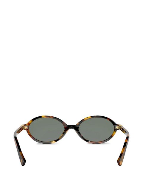 Miu Miu Eyewear oval-frame sunglasses - Brown