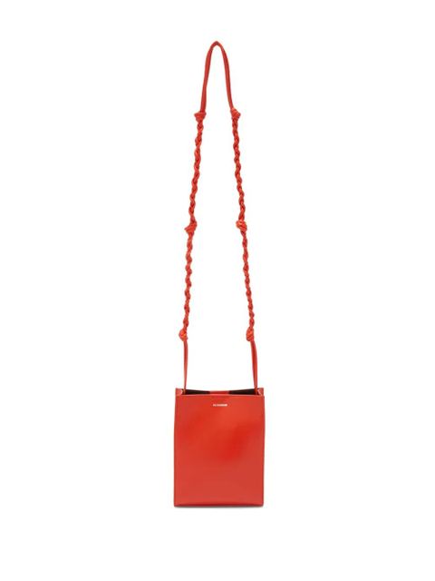 Jil Sander Tangle leather crossbody bag - Red - zdjęcie produktu nr 1