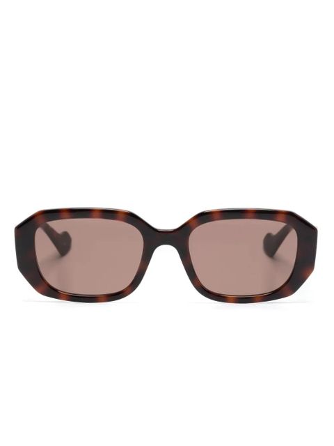 Gucci Eyewear geometric-frame sunglasses - Brown - zdjęcie produktu nr 1