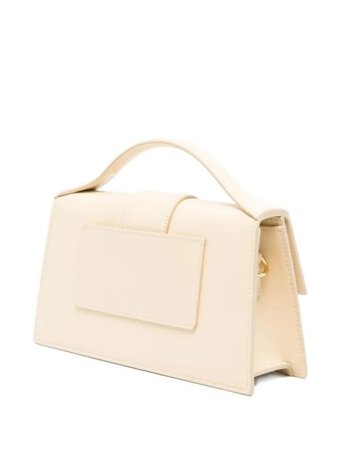 Jacquemus The Big Bambino leather tote bag - Neutrals
