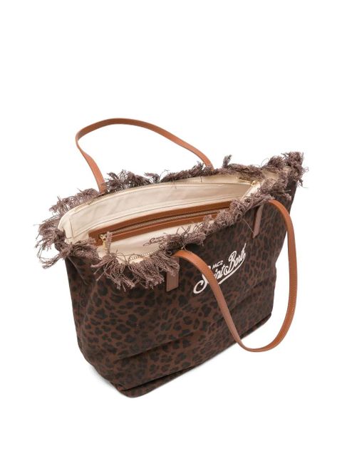 MC2 Saint Barth regular City fringed-detail tote bag - Brown