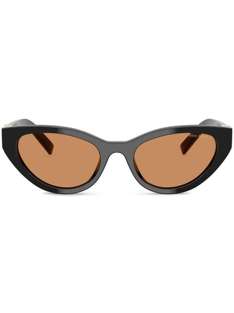 Miu Miu Eyewear geometric-frame sunglasses - Black - zdjęcie produktu nr 1