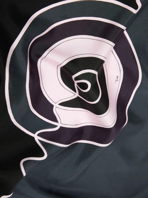 PUCCI astro-print triangle scarf - Black