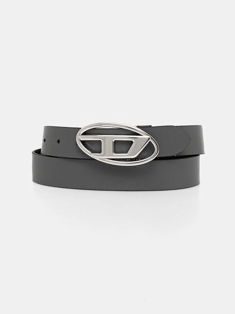 Diesel pasek skórzany dwustronny OVAL D LOGO B-1DR W REV II damski kolor czarny X09874.P1245 - zdjęcie produktu nr 2