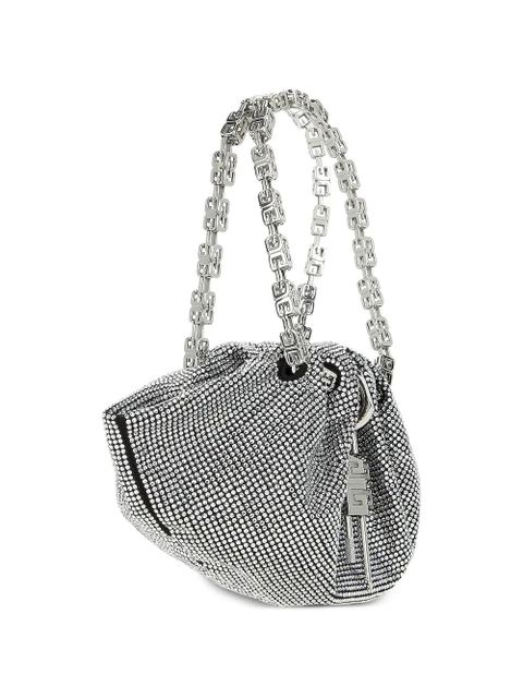 Givenchy mini Kenny crystal-embellished shoulder bag - Silver