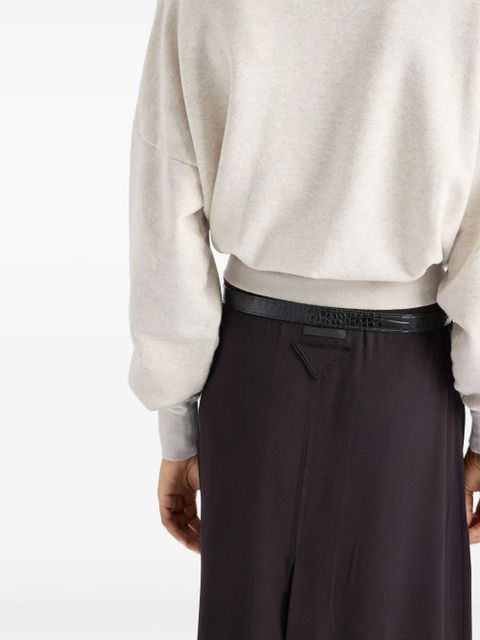 Prada satin skirt - Black