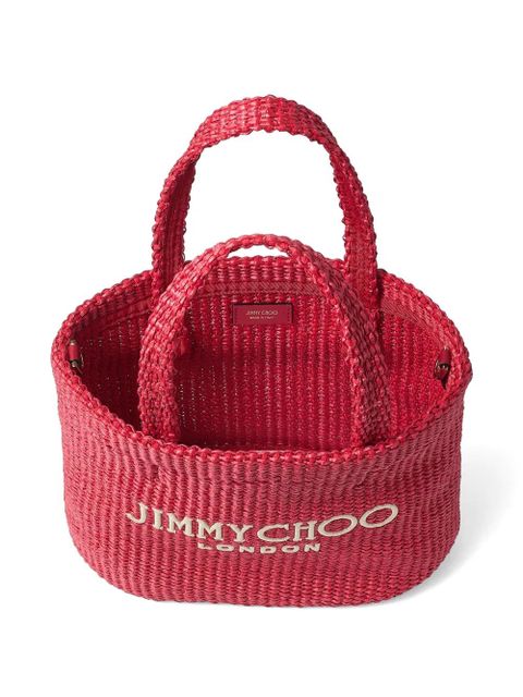 Jimmy Choo Beach East-West top handle mini bag - Red