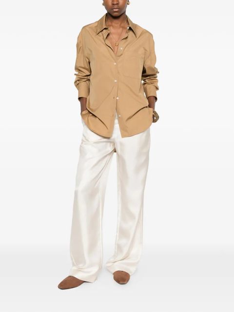 LouLou de Saison Lee chest-pocket shirt - Brown - zdjęcie produktu nr 2