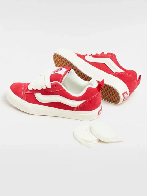 Vans tenisówki Knu Skool unisex kolor czerwony VN000D75BOP1