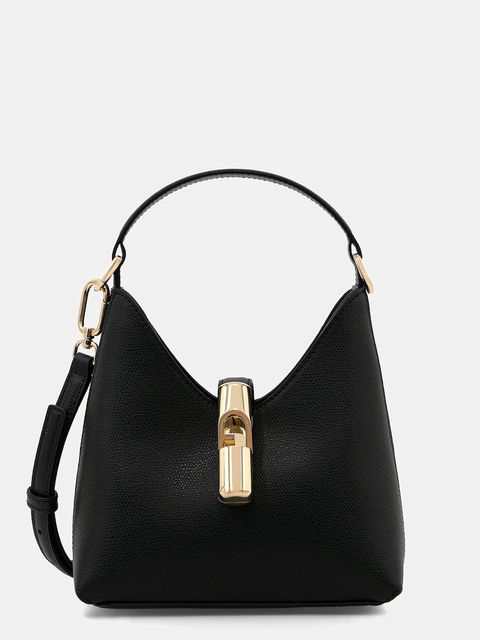 Furla torebka skórzana kolor zielony WE00876 ARE000 4491S - zdjęcie produktu nr 1