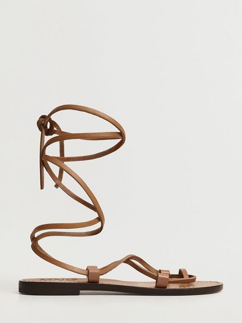 Mango - Sandały skórzane Pacha