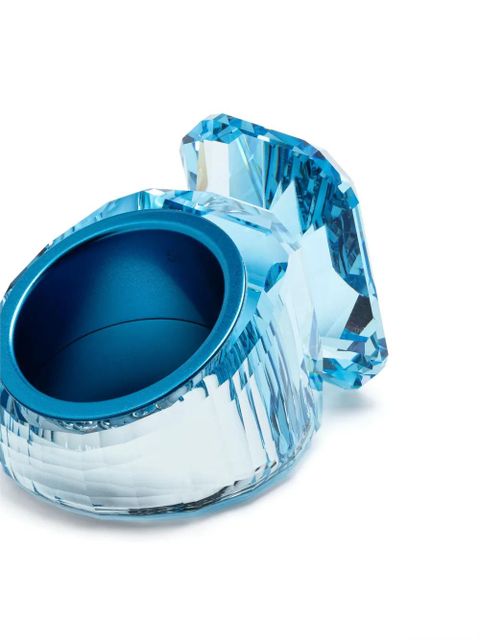 Swarovski Lucent crystal cocktail ring - Blue