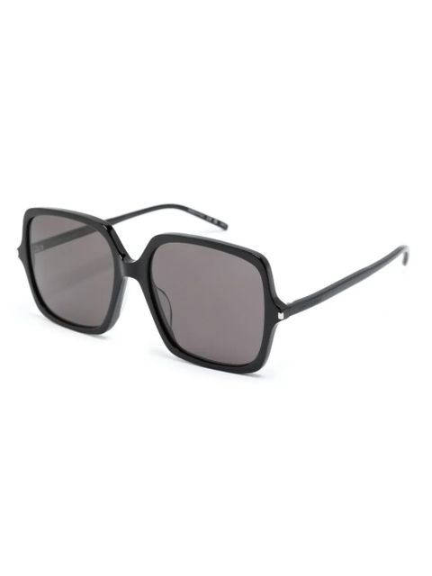 Saint Laurent Eyewear SL 591 square-frame sunglasses - Black - zdjęcie produktu nr 2
